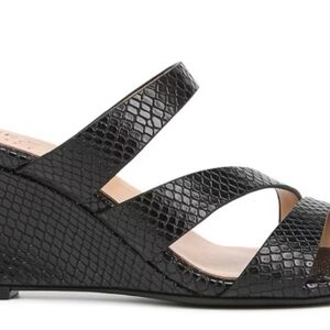 Naturalizer Black Textured Wedges